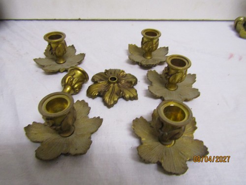 Lot bobeches bronze de - 6,