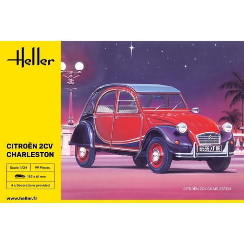 80766 heller citroen 2cv - citroen,