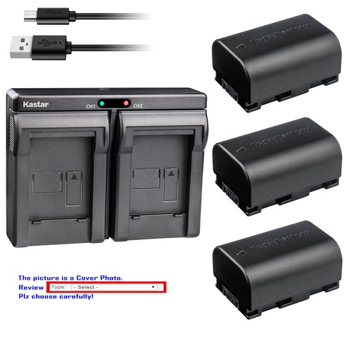 Kastar battery dual - battery, charger
