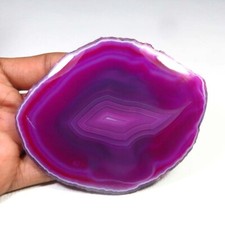 Violet Agate Tranche Pierre