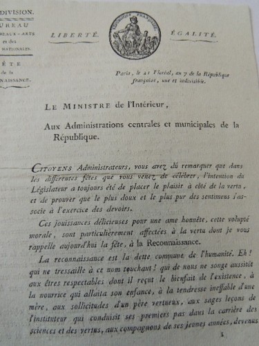 Paris floréal bureau des - 21,