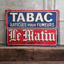 Grande plaque publicitaire «