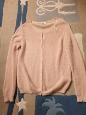 Cardigan rose col rond Cyrillus taille L