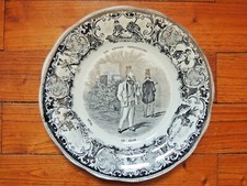 Assiette Les animaux intelligents Creil Montereau le daim n°11 bois de boulogne