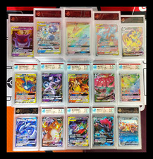 1x Random RPA 9.5 Or 10 COMME NEUF Gradé (identique à PSA) Cartes Pokemon Lan...