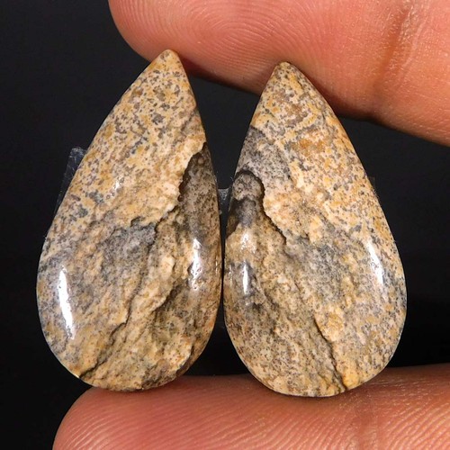 Superbe paire cabochon de - superbe,
