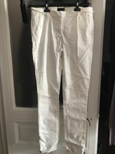 Pantalon Chino Coton Blanc