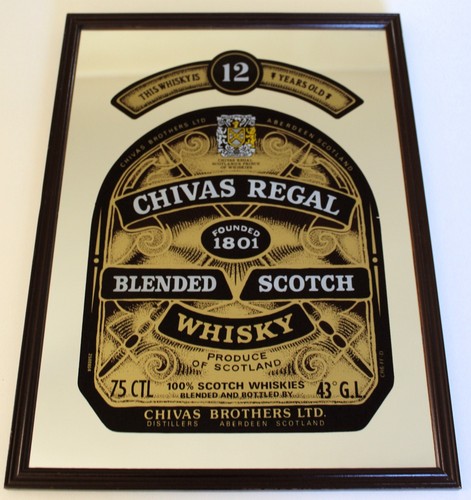 Miroir publicitaire chivas - publicitaire,