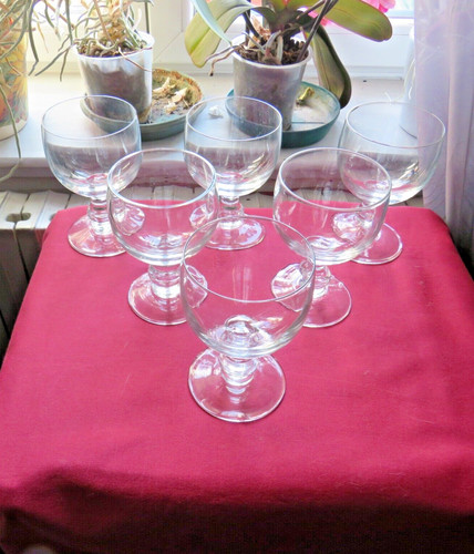 Verres eau ancien en - 6,