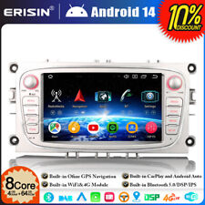 64GO Android 14 GPS Autoradio DAB+ DSP pour Ford Mondeo Focus S-Max C-Max Galaxy
