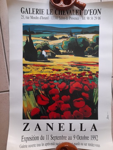 Affiche exposition zanella - affiche-,