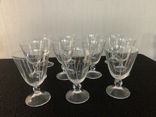 9 verres à eau modèle Orval
