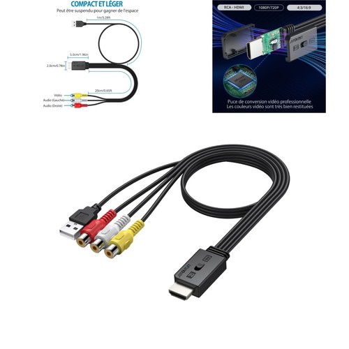 Autoutlet convertisseur rca - convertisseur,