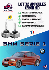 KIT 2x AMPOULES XENON HID BMW série 1 E82 coupé 35w blanc pur