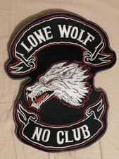 GRAND PATCH  NEUF TETE DE LOUP