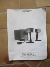MANUEL BOSE COMPANION 5   FRANCAIS ENGLISH ESPANOL