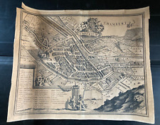 Gravure ancienne plan de la