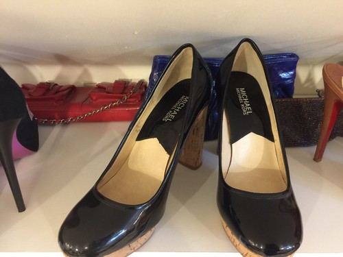Michael kors stacked cork - stacked, heel