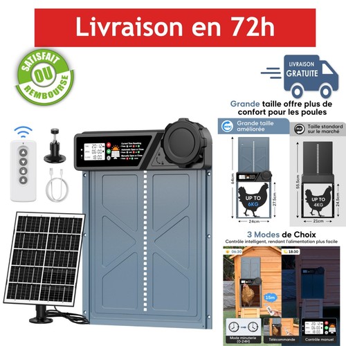 Porte poulailler automatique - porte,