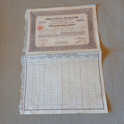 Lot parts nominatives - 3,