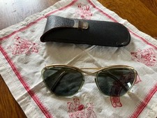 SOL AMOR  Vintage 50s 60s GOLD PLATED WOMAN SUNGLASSES CAT EYE