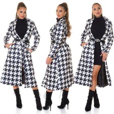 Élégant Manteau Long Femme Hivernal Parisian Chic Avec Ceinture Neuf