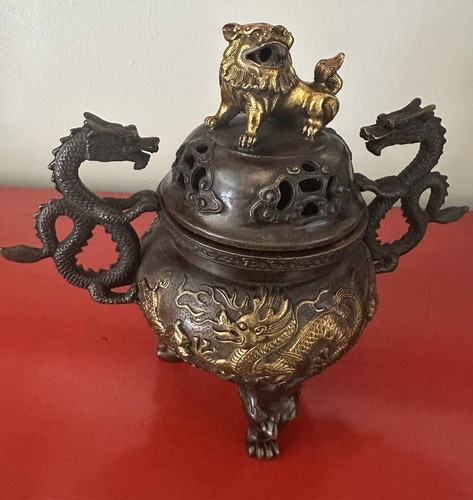 Chinese red bronze - gild, palace