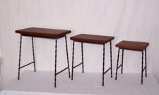 TABLES BASSES GIGOGNES  - ère chapo perriand - design 50