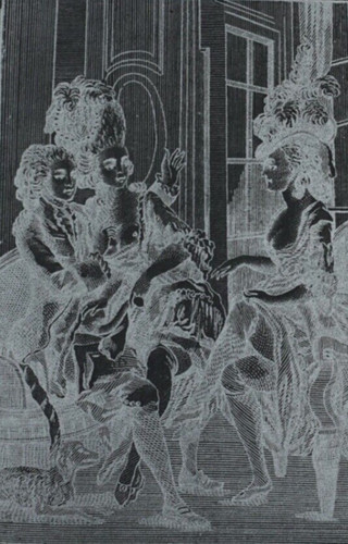Femmes nues 1920 - femmes, plaque