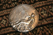 grosse médaille en cuivre exposition internationale Reims 1903 Kinsburger