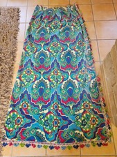 ANCIEN RIDEAU VINTAGE FLEURS