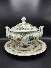 Superbe soupière en faïence, Delft, Signée Hubert Bequet, A24