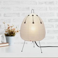Lampe en papier de riz blanc