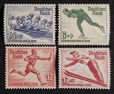 SÉRIE 4 TIMBRES ALLEMANDS