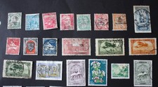 Colonies Françaises, Algérie, Tunisie, Maroc Lot de 37 timbres Oblitérés