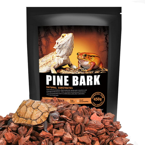 Reptile bark bedding 8oz - bark, 15.8oz