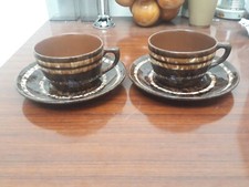 2 ANCIENNES TASSE VILLEROY & BOCH The Cafe Theiere Vintage Deco Art Table 