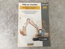 POCLAIN CASE pelle à chenilles 988 powersensor brochure  publicitaire époque 