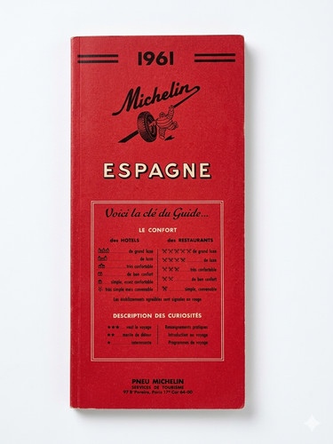 Guide michelin espagne 1961 - guide,