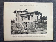 Hendaye - Planche Architecture Maisons pittoresques villa maison de campagne