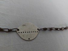 Plaque identité militaire française 1927 Seine Bureau Recrutement Maurice Royer