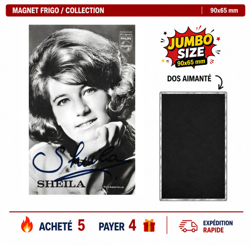 Magnet frigo sheila 90x65 - sheila,