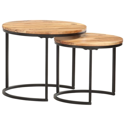 Bois acacia massif tables - bois,