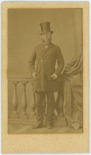 CDV circa 1860. Homme