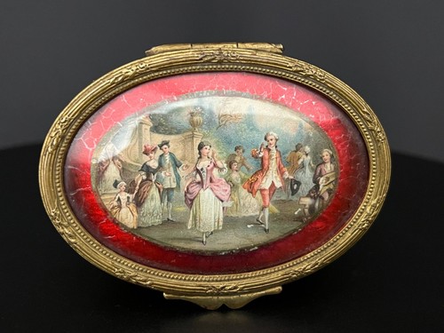 Boîte ovale napoléon iii - boîte, en