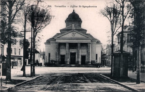 Cpa versailles eglise - cpa,