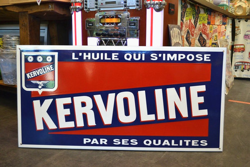 Plaque émaillée kervoline - émaillée,