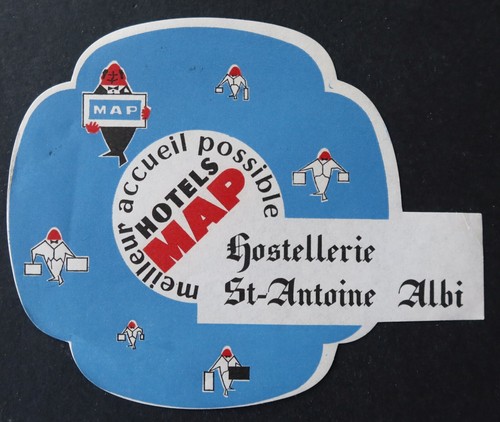 Ancienne étiquette hotel - ancienne,