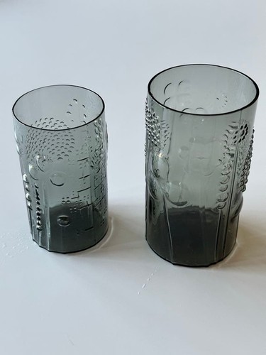 Rare paire verres gris - paire,