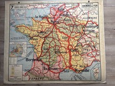 CARTE SCOLAIRE VIDAL-LABLACHE numéro 7 FRANCE CHEMINS DE FER
